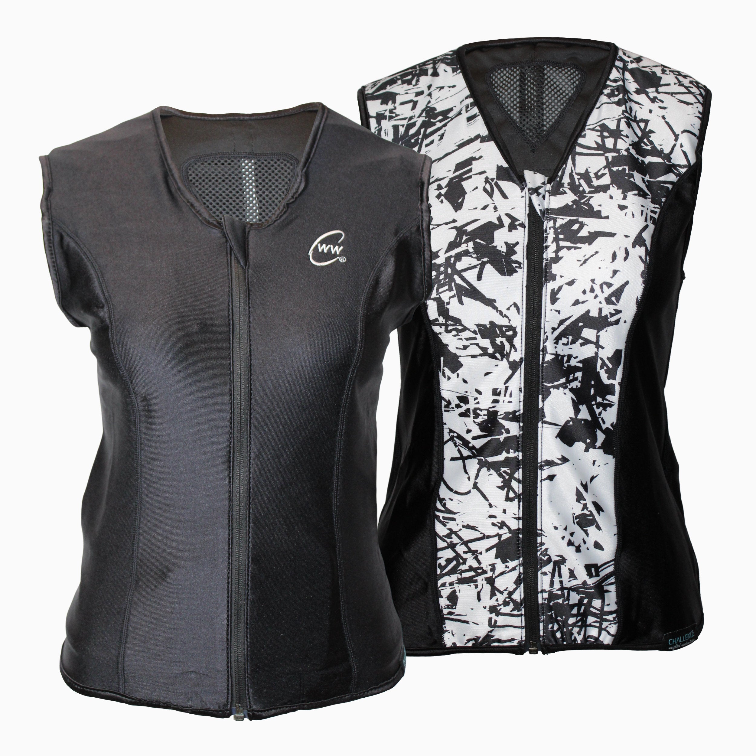Women's Weighted Vest (Black or Black/White Art)